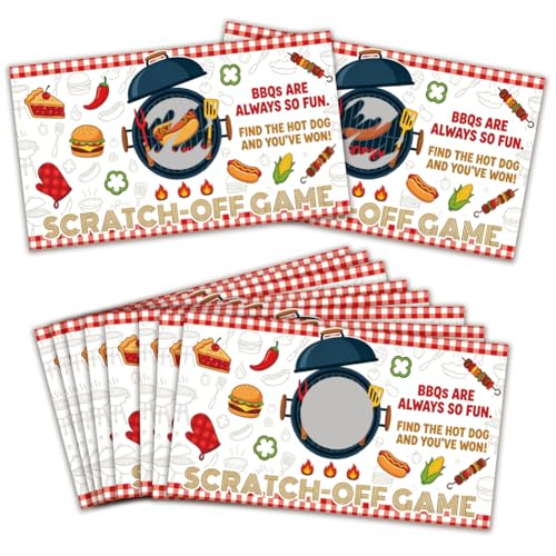 COMBLOOM 120 Pcs Luau Party Scratch off Cards Summer Game Tiki Theme for Hawaiian BBQ Birthday Party Bridal Shower Camping Picnic Supplies Tropical Holiday Beach Prize Raffle Ticket