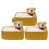 COMFY-HOMI 13" x 8.5" x 5.1" Storage Baskets for Organizing | Cotton Rope Woven Basket | Toy Storage Bin Box | Basket for Shelves, Closet Organizer Bin, Decorative Closet Shelf, 3 Pack
