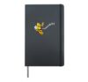 Comic bee with drinking horn - Skal Hardcover Journal, Black