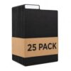 Comic Book Dividers, Archival Tabs for Storage Boxes, 25 Pack, Black