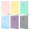 Comix 6 Pack A5 Notebooks, 5.6" x 7.9" Softcover Lined Journals for Men & Women,240 Pages Thick Paper College Ruled Notebooks for Work,School & Business Meetings
