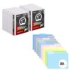 COMIX All-in-One Document Organizer Bundle – 12 Pack 1 Inch Clear View 3 Ring Binders & 30 Pack Morandi PP Manila Folders, PVC-Free Letter Size Filing Supplies for School, Office & Home