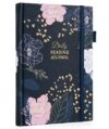 Comkiso Reading Journal for Book Lovers - 75 Book Journal Reading Log for Book Tracking, A5 Linen Book Review Journal with TBR Tracker List, Ratings, Challenges, Prompts, and Index - Peony