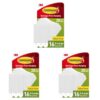 Command 20 lb X-Large Picture Hanging Strips, 16 Pairs White Strips Heavy Duty Picture Hanger (Pack of 3)