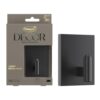 Command Decor Large Metal Hook, Matte Black, 1 Hook, 6 Medium Strips