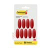 Command Medium Designer Hooks, Chili Pepper, 9 Hooks, 12 Strips