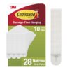 Command Narrow (10lb) Picture Hanging Strips, White, 28 Pairs (54 Strips), Damage-Free Wall Hangers for Picture Frames and Other Décor