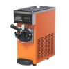 Commercial Ice Cream Machine for Home Cafe, 450W Single Flavor Soft Serve Maker, Tabletop Automatic Stainless Steel Dessert Unit with Intelligent LCD Panel