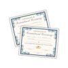 Commitment Ceremony Certificate on Linen 6pk 8.5x11” Navy Blue Keepsake Unofficial Wedding Love Marriage Custom Vow Renewal Minimalist