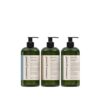 COMMON GROUND Natural Body Wash Variety Pack, 3 Scents, Vegan Plant-Based Shower Gel for Men & Women, 16.9 Fl Oz Each