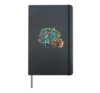 Comparison Is the Thief of Joy Peacock & Envious Turkey Hardcover Journal, Black