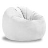 Compatible for OTAUTAU, Corduroy Recliner Bean Bag 100cm(White-100cm)