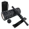 Complete Foam Roller Kit with Trigger Point Roller, Stick, Ball, Strap & Bag