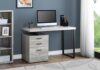 Computer Desk, Home Office, Laptop, Left, Right Set-up, Storage Drawers(47.25 in. L X 23.75 in. D X 30 in. H.)