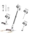 Comvtu Cordless Vacuums, 80,000PRM Powerful Motor Vacuum Cleaner and 2200mAH Rechargeable Battery up to 35 Mins Worktime, 2 Adjustable Modes, Detachable Parts, Wireless Stick Vacuum (Icicle White)