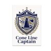 Cone Line Captain Poster - PE Teacher Wall Art - 13x19
