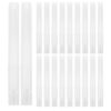CONGARTENO Refillable Empty Fillable Marker Pen and Lightweight Pp Body round Fiber Nib 20pcs Reusable Paint Marker Pen for Sketching and Decorative Marking, Stable Line for Paper