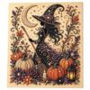 Congzikji Halloween Ghost Pearl Art DIY Kit, Spooky Cute 3D Diamond Painting Crafts for Adults, DIY Fall Home Decor Wall Art, Beginner DIY Seasonal Party Gift