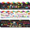 Containlol 118 ft Borders for Bulletin Board, Motivational Classroom Decoration, Growth Mindset Bulletin Boarders Scalloped Trim for Back to School Office Wall Poster Chalkboard Decor