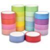 CooBigo Colorful 20 Rolls Washi Tape Set, 12 Rolls Washi Tape Set