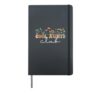 Cool Aunts Club Funny Auntie Sister Wildflower Hardcover Journal, Black