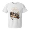 Cool Cats Read Books T-Shirt Vintage Library Graphic Tee