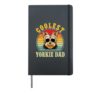 Coolest Yorkie Dad Of A Yorkie Father Yorkshire Terrier Dad Hardcover Journal, Black