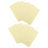 COOLHIYA 100pcs Blank Vocabulary Index Cards 3x2 Inches Yellow Paper Notecards with Rounded Corners Sturdy Matte Finish Prevent Ink Smudging for Studying and DIY Crafts