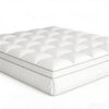 Cooling Mattress Protector – Soft, 100% Fabric, Breathable with Cooling Technology, White – Luxurious Mattress Cover with a snug fit (King)