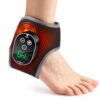 Cordless Ankle Heating Pad with Massage for Neuropathy, Rechargeable Foot and Ankle Massager for Pain Relief, Heated Ankle Wrap for Plantar Fasciitis & Arthritis, 4 Heat Levels & 3 Vibration Modes