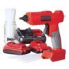 Cordless Glue Gun, 2 Batteries and Charger Set By LivingSURE