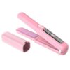 Cordless Hair Straightener and Curler 2 in 1, Mini, Lightweight and Small,USB Rechargeable with 4500mAh Battery, 10s Fast Heating, Portable Ceramic Flat Iron for Travel