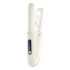 Cordless Hair Straightener, Portable Flat Iron for Travel, 2 in 1 Hair Styling Tools for straightening and Curling, Lightweight on-The-go, 4500 mAh Battery, Fast USB-C Charging(White)