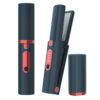 Cordless Hair Straightener, Portable Travel Tool with 5000mAh Capacity, 2-in-1 Lightweight Flat Iron & Curler with Ceramic, 20s Fast Heating, USB-C Rechargeable, On-the-Go Straightener for Women