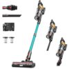 Cordless Vacuum Cleaner for Home, 60 Mins Runtime, 650W 55KPa Stick Vacuum