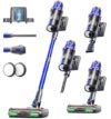 Cordless Vacuum Cleaner, Upgraded 650W 60KPA 70Mins Vacuum Cleaners for Home, Self-Standing Stick Vacuum Cleaner, Anti-tangle Wireless, OLED Screen, 1.8L Cup for Hardwood Floors,Carpet,Pet Hair,Car
