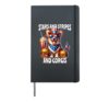 Corgi July 4th Of July Corgi Hardcover Journal, Black