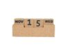 Cork Essentials Small Cork Perpetual Desk Calendar – 100% Natural Cork, Reusable, Waterproof & Eco-Friendly Desktop Calendar, Minimalist Home Office & Bookshelf Décor, No Batteries or Screens
