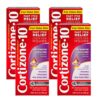Cortizone-10 Maximum Strength Intensive Healing Itch Relief Cream, 1% Hydrocortisone, Fast-Acting, Anti-Itch Cream for Bug Bites, Rash, Eczema, Psoriasis, Poison Ivy, Oak, Sumac & More, 2 oz, 4 Pack
