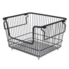 Cosiki Freezer Organizer Bins, Stackable Storage Baskets for Frozen Food with Handle, Efficient Pantry Organization for Kitchen Living Room Bedroom Dining Room
