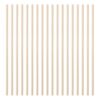 COSMOBETTY 100pcs Wood Craft Sticks for Creative Endeavors and Model Making Sturdy Round Wooden Rods with Ergonomic Design Simple and Elegant Wood Craft Making Sticks for Arts