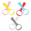 COSMOBETTY 6pcs Portable Stand up Assistant Rings for Playpen and Crib, Dual Grasp Structure Walking Aid Handles, for Walking Training Routines