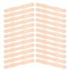 COSMOBETTY 80pcs Wave Shape Wood Craft Sticks for Epoxy and Paint Mixing, Smooth Unfinished Wooden Sticks Enhanced Friction for Home DIY Wood Projects and Scrapbook Craft Assembly