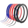 Cosmos 6 Rolls 1/8" Thin Whiteboard Tape Dry Erase Board Line Tapes Graphic Chart Grid Marking Tape for White Board Highlighting Gridding Drafting Pinstriping, 164 Ft (50m)/Roll (Black, Red, Blue)
