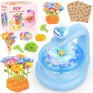 cosone Fabric Flower Bouquets Toys, Arts and Crafts Kits for Kids Age 3-12, Easter Basket Stuffers, Ideal Gifts for Preschool Girls, Educational Handmade Frozen Toy for Girls Ages 3 4 5 6 7 8 9