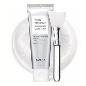COSRX PDRN EXOSOME Glaze Wrapping Mask with SALMON DNA PDRN, +123% Skin Hydration, Instant Glow, Easy Peel-Off Overnight Mask, Elasticity & Firmness Care, Korean Skin Care, 1.69 fl. Oz