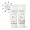 COSRX Vitamin E Sunscreen 2 Pack, Natural Glow Face Sunscreen for Oily Skin SPF 50, Lightweight, Non-Sticky, No White Cast, Beach Essentials, Summer Travel Essentials, Korean Skincare,1.69 fl oz