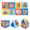 Costzon Kids Foam Puzzle Floor Mat, 8-Piece 12x12in Educational Animal Interlocking Baby Play Mat, Non-Slip Waterproof Children Toddler Infant Foam Floor Tiles (Forest Animals)