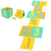 Costzon Kids Foam Puzzle Floor Mat, 9 Tiles Baby Comfortable Tummy Time Mat with Numbers, Non-Slip & Waterproof Interlocking Foam Tiles Play Mat for Toddler Playroom, Kindergarten or Nursery