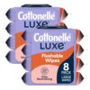 Cottonelle Luxe Flushable Wipes, 8 Packs, 30 Wipes per Pack